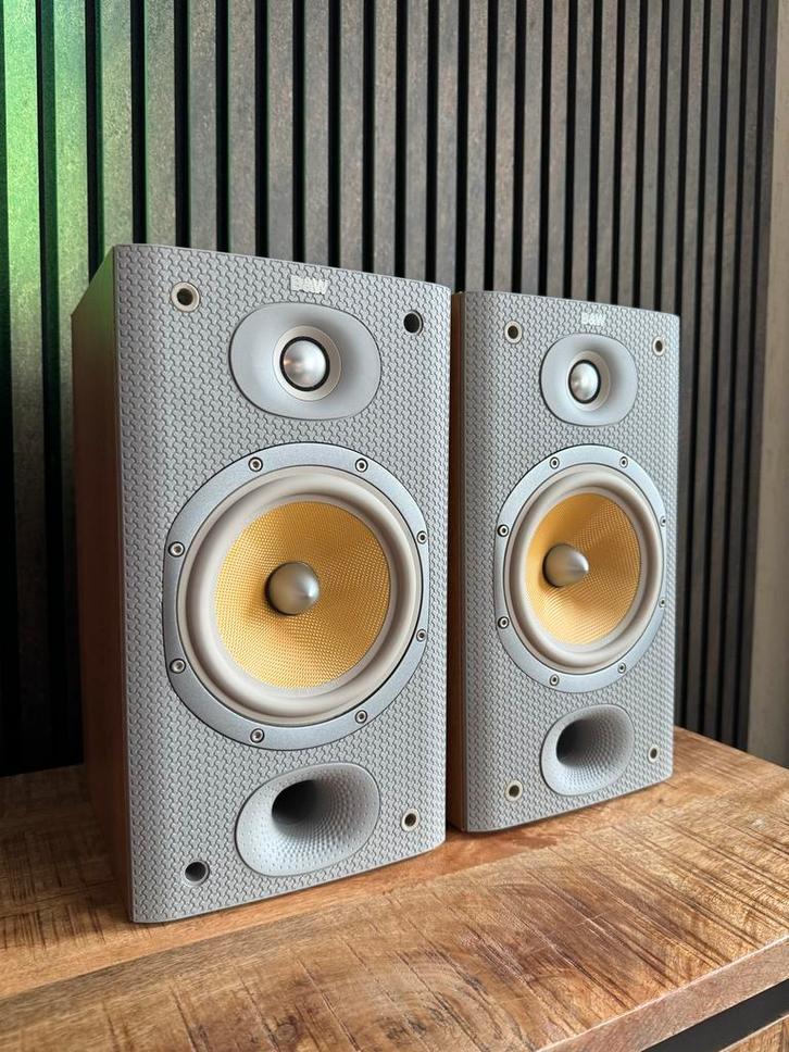 Mooie B&W DM601 S3 Sorrento - Luidsprekers, Audio, Tv en Foto, Luidsprekers, Gebruikt, Front, Rear of Stereo speakers, 60 tot 120 watt