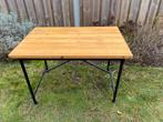 Steiger houten tafel, Ophalen of Verzenden, Zo goed als nieuw, Rechthoekig, Hout