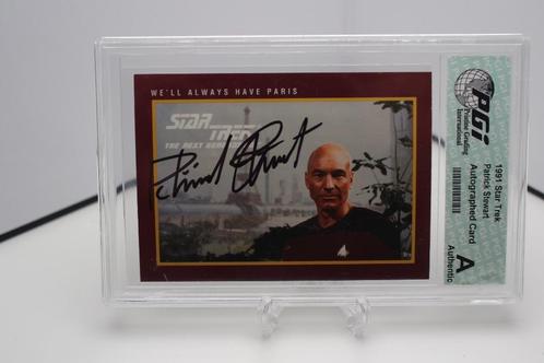 Patrick Stewart gesigneerde Star Trek, Verzamelen, Overige Verzamelen, Zo goed als nieuw, Ophalen of Verzenden