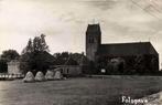 Fotokaart Folsgare met huisjes en kerk., Ophalen of Verzenden, 1920 tot 1940, Ongelopen, Zuid-Holland