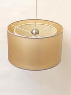 Drie dubbele kap hanglampen, 1 x goud, 2 x zilver, Ophalen, Gebruikt, Modern, Minder dan 50 cm