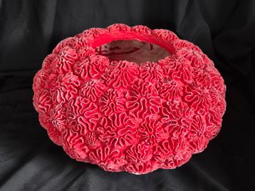 Grote Vaas deco Ø47,5x25,5 cm CORAL rood

 Light living beschikbaar voor biedingen
