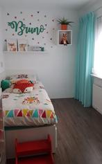 Mint groen gordijnen + vitrage, Ophalen of Verzenden, Zo goed als nieuw, 200 cm of meer