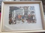 Anton Pieck Print 1968 - Ingelijst, Ophalen of Verzenden