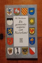 Sierksma - De gemeentewapens van Nederland, Ophalen of Verzenden, 20e eeuw of later, Gelezen