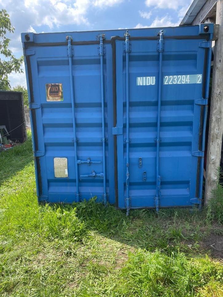 2x Opslagcontainer met overkapping, Zakelijke goederen, Machines en Bouw | Keten en Containers, Ophalen