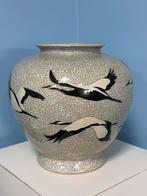 Unieke ooievaars vaas, Huis en Inrichting, Woonaccessoires | Vazen, Overige kleuren, Ophalen of Verzenden, Minder dan 50 cm, Glas