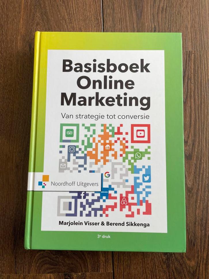 Marjolein Visser - Basisboek online marketing, Boeken, Economie, Management en Marketing, Zo goed als nieuw, Economie en Marketing