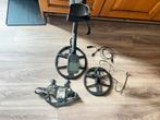 Nokta Macro Legend metaaldetector + 2 zoekschijven, Gebruikt, Meer dan 30 cm, Instelbare gevoeligheid, Ophalen