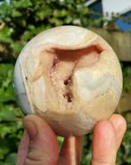 Kwarts chalcedoon geode bol, Ophalen of Verzenden, Mineraal