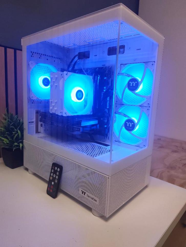 White Gaming PC | RTX 2060 | Ryzen 5 | ARGB Afstandbediening, Computers en Software, Desktop Pc's, Zo goed als nieuw, 3 tot 4 Ghz