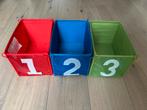 Opbergers bakjes kinderkamer rood blauw groen, Ophalen of Verzenden, Zo goed als nieuw, Overige typen