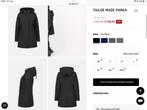 Air Force zwart tailor made parka winterjas L, Zwart, Maat 42/44 (L), Ophalen of Verzenden, Air Force