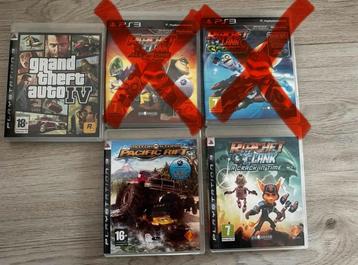 PS3 Games - GTA IV, Motorstorm, Ratchet & Clank beschikbaar voor biedingen
