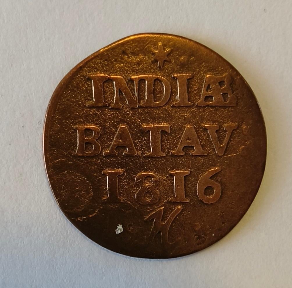 5 1/16 duit India Batavia 1816, Verzenden, Vóór koninkrijk, Overige waardes, Losse munt