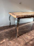 Rofra Home Eettafel - Uniek Design!, Ophalen, Gebruikt, Eikenhout, 50 tot 100 cm