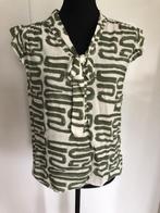 Nieuwe mouwloze top maat M blouse model met striksluiting, Maat 38/40 (M), Beige, Nieuw, Ophalen of Verzenden