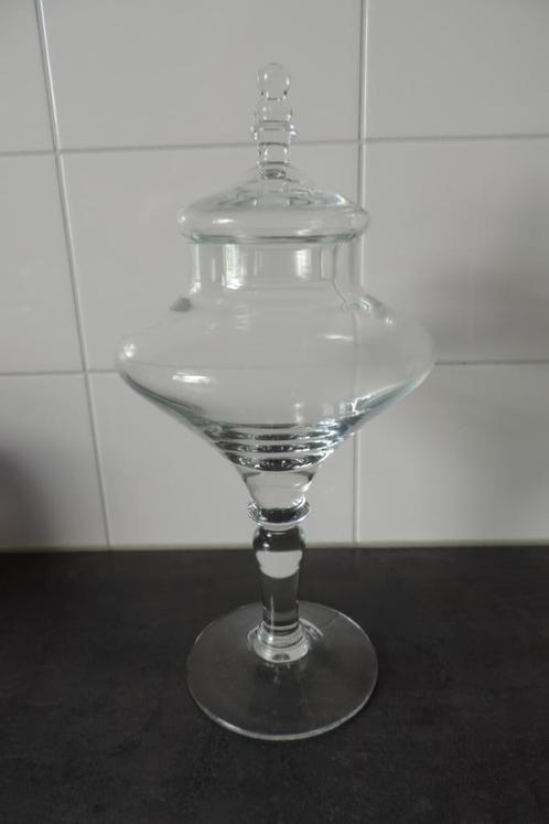 Nieuwe glazen pot, 31 cm hoog, Huis en Inrichting, Keuken | Servies, Nieuw, Glas of Glazen, Overige stijlen, Glas, Ophalen of Verzenden