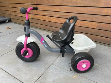 Driewieler met duwstang en kiepbak beschikbaar voor biedingen