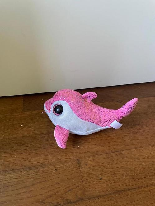 Roze Glim Dolfijn Knuffel ty, Kinderen en Baby's, Speelgoed | Knuffels en Pluche, Zo goed als nieuw, Overige typen, Ophalen of Verzenden