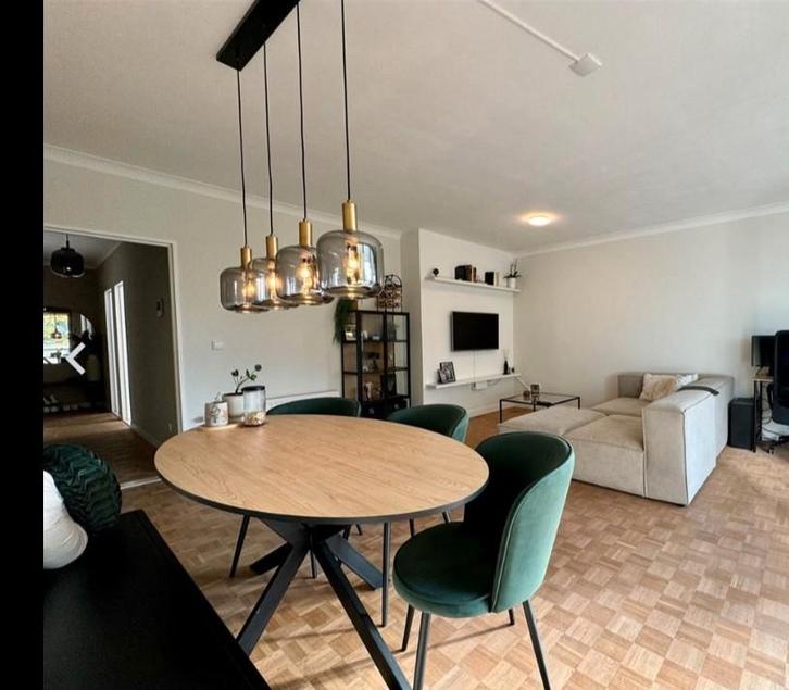 Hanglamp Toulouse - Leen Bakker Rookglas, Huis en Inrichting, Lampen | Hanglampen, Zo goed als nieuw, Minder dan 50 cm, Glas, Metaal