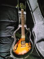 epiphone es 335 sunburst incl. epiphone koffer, Muziek en Instrumenten, Snaarinstrumenten | Gitaren | Elektrisch, Ophalen, Gebruikt