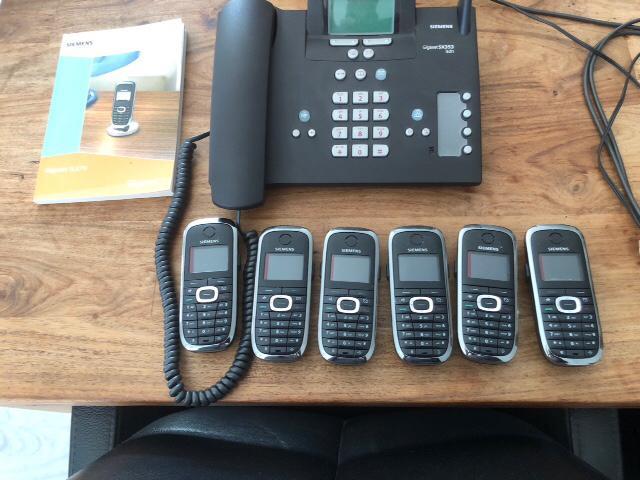 ISDN-centrale + 6 losse handtoestellen, merk SIEMENS, Telecommunicatie, ISDN en ADSL, Zo goed als nieuw, ISDN-Centrale, Ophalen