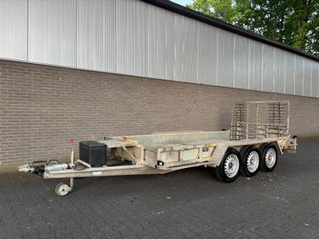 Ifor Williams GP146/3 machinetransporter 3500 KG tridem! beschikbaar voor biedingen