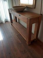 Massief mango sidetable badkamermeubel 160/35/80 Eindhoven, Huis en Inrichting, Tafels | Sidetables, Ophalen, Zo goed als nieuw