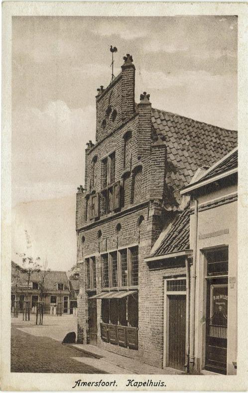 Amersfoort – Kapelhuis. Gelopen Den Haag 193x(?) Tekst., Verzamelen, Ansichtkaarten | Nederland, Gelopen, Utrecht, 1920 tot 1940