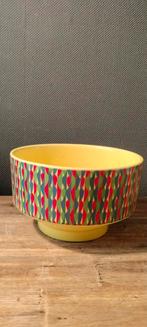 Vintage bloempot jaren 60 doorsnee 19.5cm, Gebruikt, Rond, Binnen, Ophalen of Verzenden