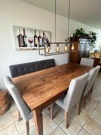 Eettafel, Huis en Inrichting, Tafels | Eettafels, Ophalen, Teakhout, 200 cm of meer, 50 tot 100 cm