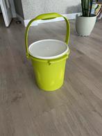 Tupperware Emmer Groen met Deksel, Ophalen of Verzenden, Gebruikt, Kunststof, Met deksel