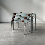 3 tafeltjes mid-century vintage jaren 50, Ophalen, 50 tot 100 cm, ., 2de hands