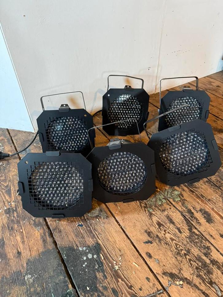 6x showtec par56r rgb dmx LED, Muziek en Instrumenten, Licht en Laser, Zo goed als nieuw, Licht, Ophalen