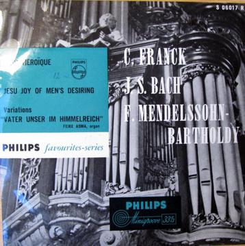 1960       Feike Asma      Franck Bach & Mendelssohn 10”LP beschikbaar voor biedingen