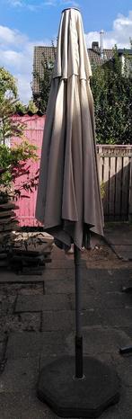 Parasol (incl. parasolvoet), Ophalen, Gebruikt, Kantelbaar, Parasolvoet