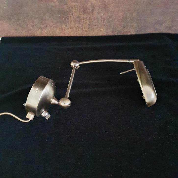 Wandlamp - Zwenkarm - Zwenklamp - Dimmer - Massive., Huis en Inrichting, Lampen | Wandlampen, Gebruikt, Metaal, Ophalen of Verzenden