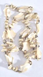 Ketting,  parelmoer., Sieraden, Tassen en Uiterlijk, Kettingen, Ophalen of Verzenden, Zo goed als nieuw, Steen of Mineraal