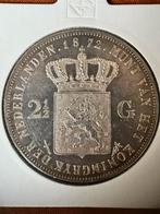 2,5 gulden Rijksdaalder 1872 Willem 3 stempelglans FDC, Postzegels en Munten, Munten | Nederland, Zilver, 2½ gulden, Koning Willem III