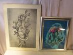 4 Mooi abstracte Kunstwerken - allerlei, Ophalen of Verzenden, Zo goed als nieuw