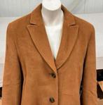 Vintage Trench Coat - Jobis Luxury angora-mohair wol jas L, Bruin, Maat 42/44 (L), Ophalen of Verzenden, Zo goed als nieuw