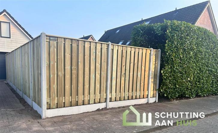 Schutting materiaal op voorraad, Tuin en Terras, Schuttingen, Nieuw, Hout, 1 tot 2 meter, Minder dan 3 meter, Ophalen