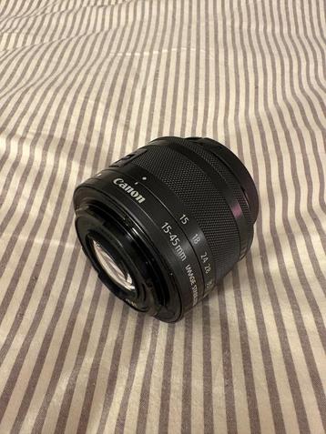 Canon lens / objectief EF-M 15-45mm zwart beschikbaar voor biedingen