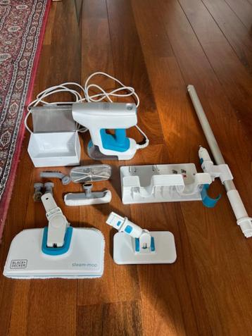 BLACK+DECKER 1500W stoomreiniger 10 accessoires beschikbaar voor biedingen