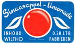 Oud limonade etiket Wiltho, Ophalen of Verzenden, Gebruikt, Overige typen