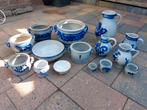 Verschillende potten en kannen , gezellig voor in de tuin., Antiek en Kunst, Antiek | Servies compleet, Ophalen