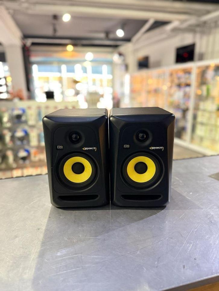KRK Rokit power 5 set | Nette staat € 249,99, Muziek en Instrumenten, Versterkers | Keyboard, Monitor en PA, Zo goed als nieuw