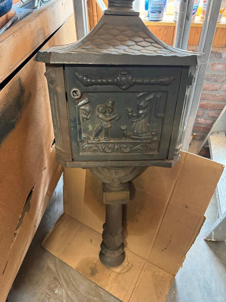 Antieke brievenbus, Antiek en Kunst, Antiek | Emaille, Ophalen