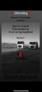 Vrachtwagen chauffeur CE / Direct starten, Vacatures